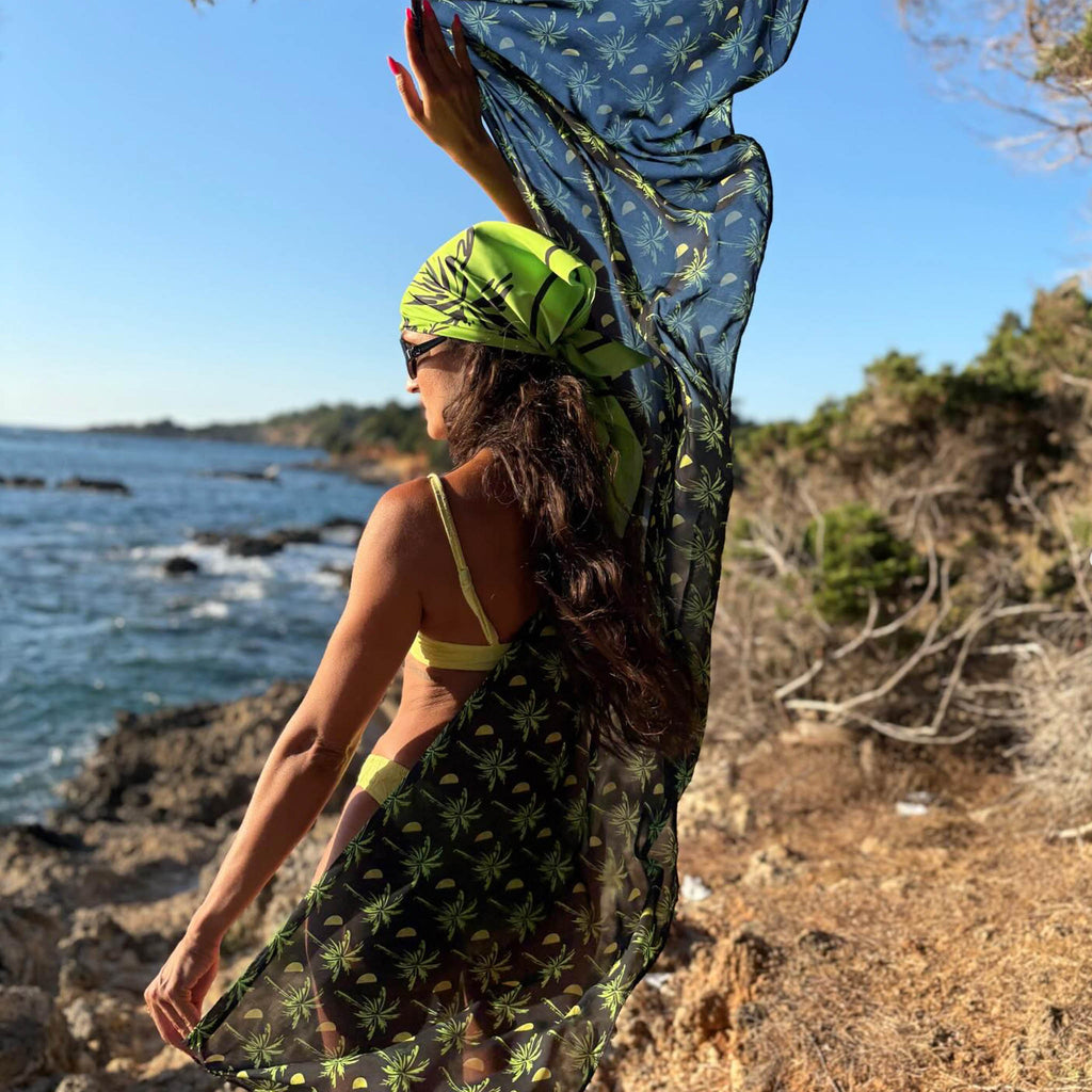 LIME PALM PAREO